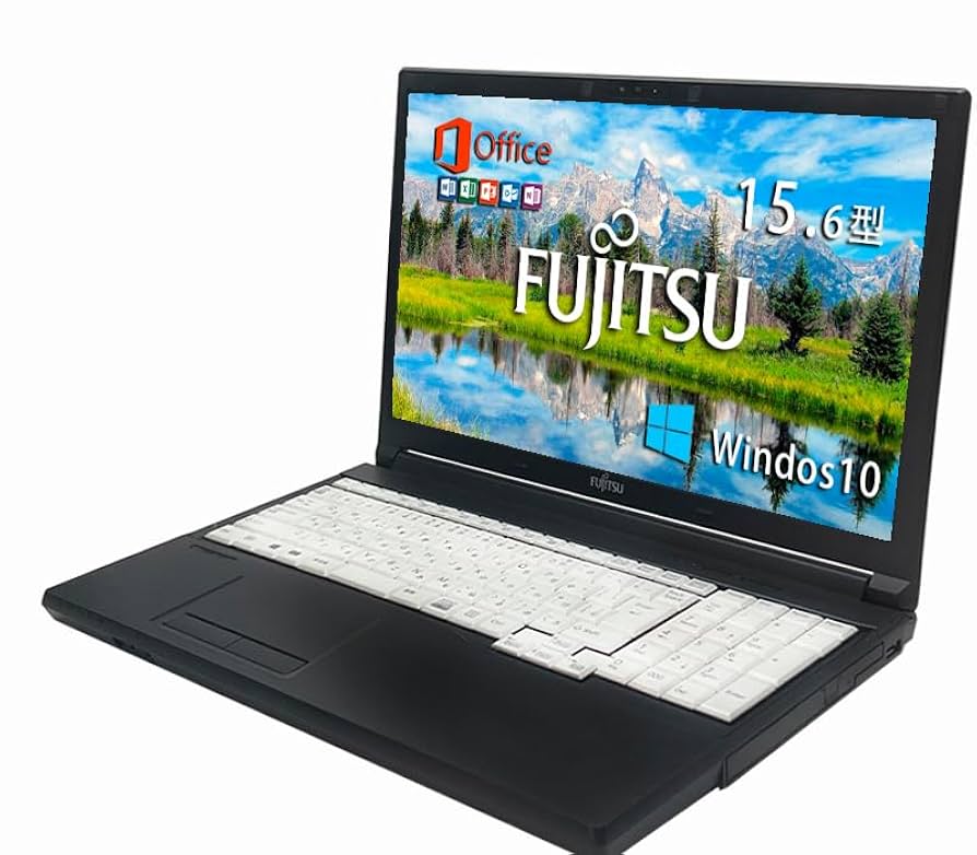 美品ノートパソコンFUJITSU第八世代Core i5 SSD128Gメモリ8G 1年保証】富士通イチオシ高性能ノートパソコン（第8世代Core i5